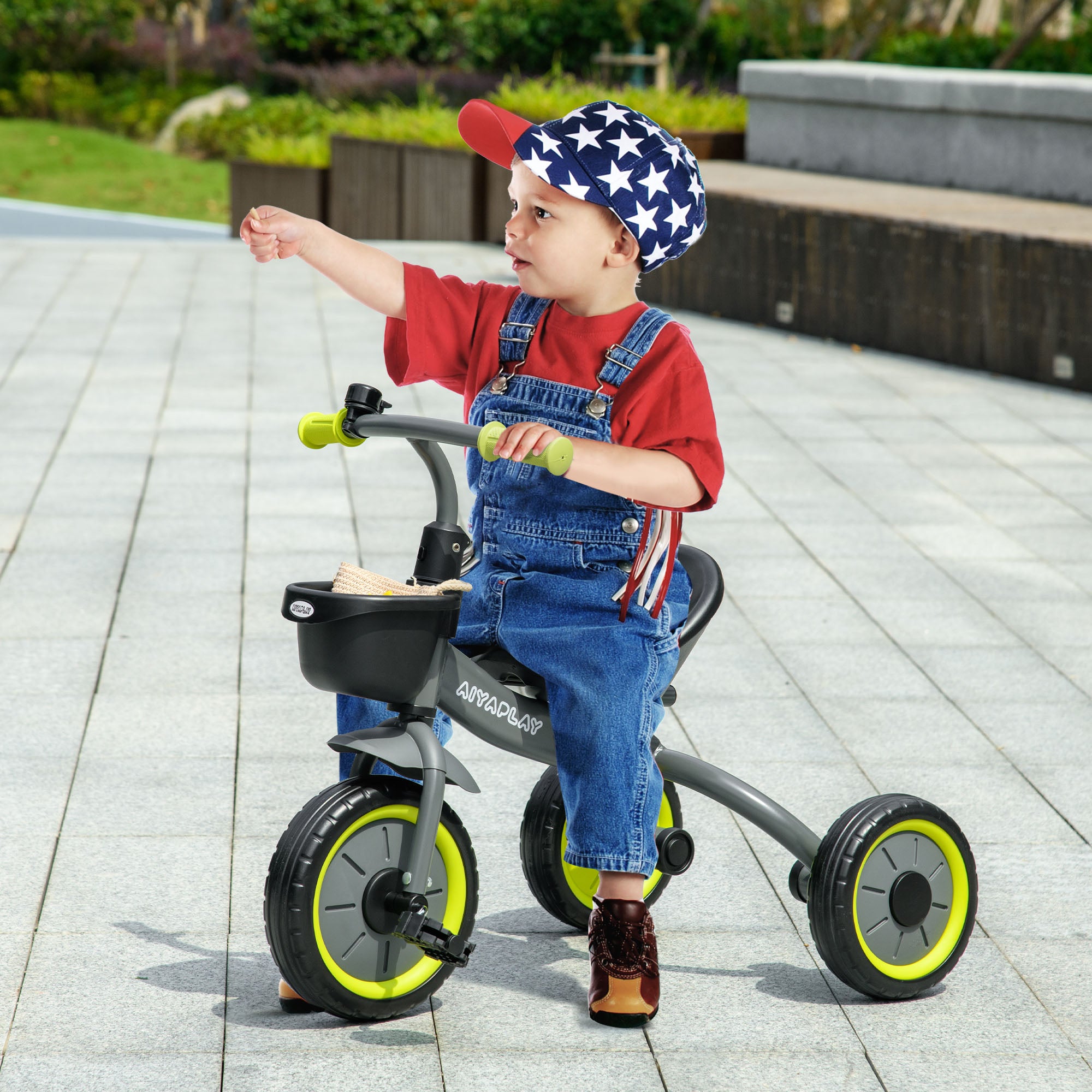 Tricycle for Kids Age 2-5, Toddler Bike for Children, Yellow