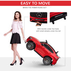 12V Toddler Ride On Car with Remote Control, AMG GLC63S Coupe, Electric Car with 2 Speed, MP3 Player, Light, Horn, Songs, Suspension, Red