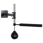 Lightweight Fast-Reflexes Speed Bag Boxing Punching Bag Wall Mount Height Adjustable, MMA, Martial Arts, and Boxing Equipment for Training at Home, Heavy-Duty, 9" H x 7" Dia.