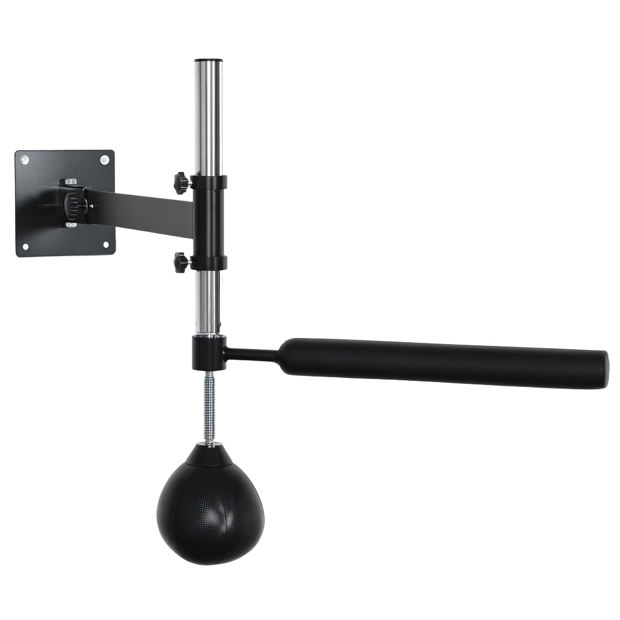 Lightweight Fast-Reflexes Speed Bag Boxing Punching Bag Wall Mount Height Adjustable, MMA, Martial Arts, and Boxing Equipment for Training at Home, Heavy-Duty, 9" H x 7" Dia.