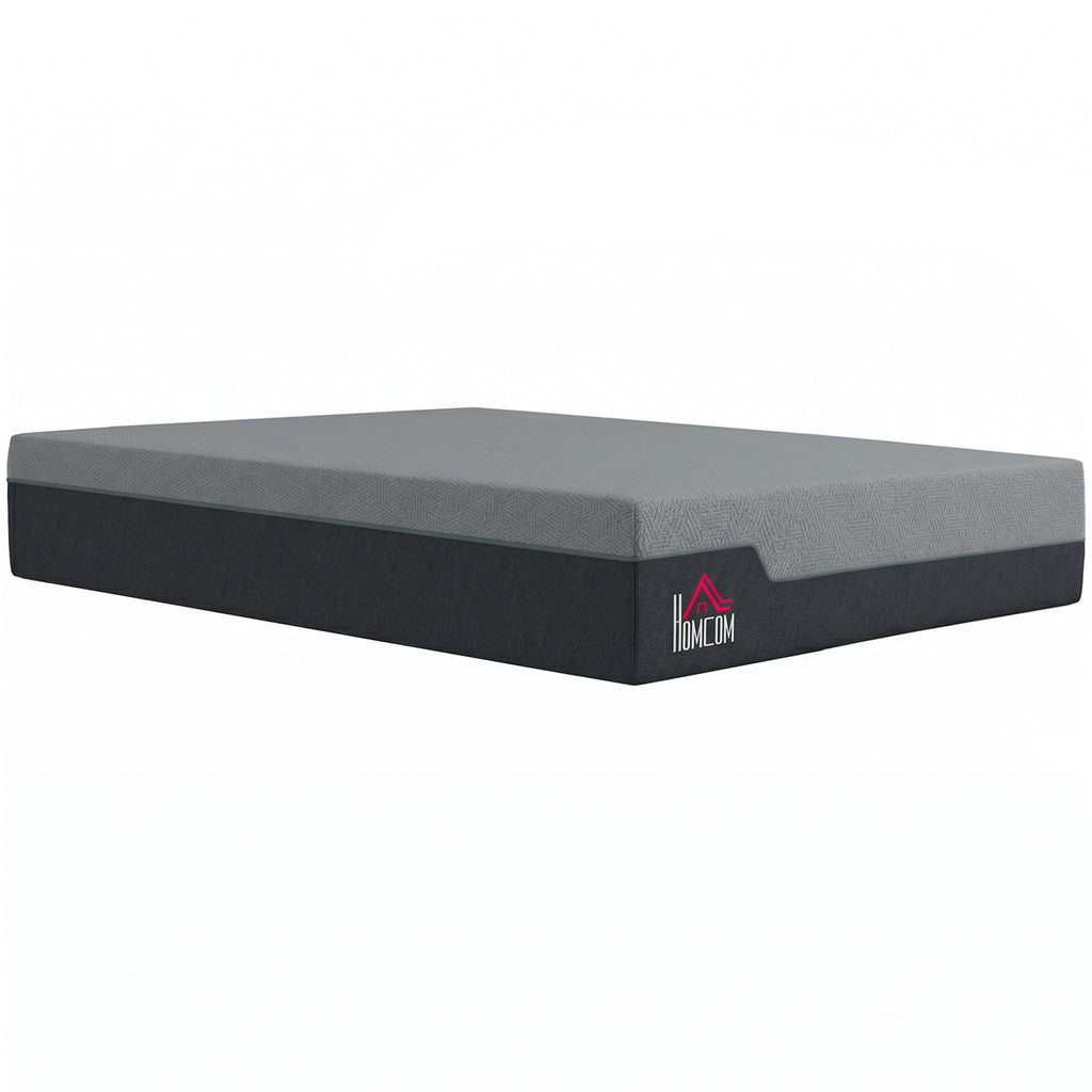 Queen Mattress, 14 Inch Memory Foam Mattress for Pressure Relief, Graphene Gel Cooling Copper Bed in a Box, Made in USA
