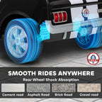 Licensed Shelby GT 350 Kids Ride On Car with Remote Control, Adjustable Speed, MP3, Smooth Start, LED Lights, Black