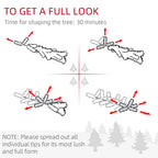 5' Decorated Christmas Tree Snow Flocked Artificial Christmas Tree with Pencil Shape, Realistic Branches, Pink