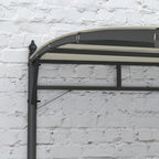 10' x 13' Outdoor Pergola Gazebo, Garden Sun Shade Shelter with Metal Frame for Porch, Patio, Deck, Backyard, Cream