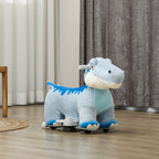 6V Kids Electric Ride on Animal Tyrannosaurus with Music Forward for Aged 18-36 Months, Blue