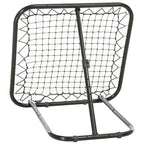Soccer Rebounder Net, 3' x 3', Angle Adjustable Portable Training Goal Net with Quick Folding Design, Sturdy Metal Tube