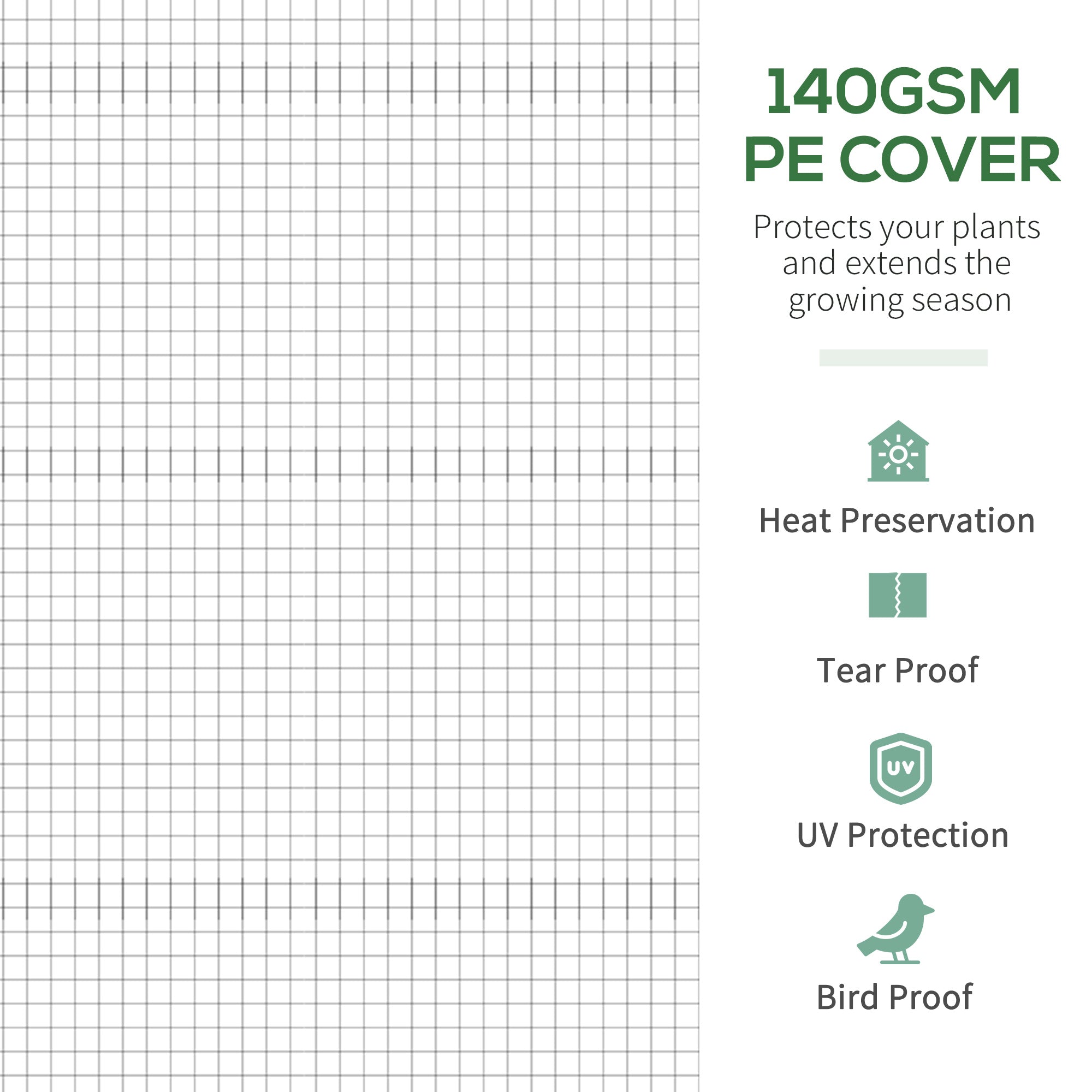 11.5' x 10' x 6.5' Walk-in Tunnel Greenhouse, Green House with Zippered Mesh Door, 7 Mesh Windows & Roll-up Sidewalls, Upgraded Gardening Plant Hot House with Galvanized Steel Hoops, White