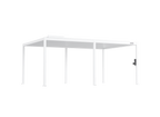 POWER+ Gen 2 Motorized Pergola with Motorized Louvers, App Control, 13'L x 20'W, White, 6063-T5 Aluminum