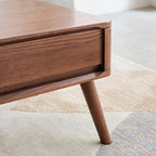 Versatile Lift-Top Coffee Table with 3 Hidden Storage Compartments, Solid Center Table for Living Area, 47″ L x 25.5″ W x 17.5″ H, Walnut