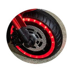 12V Kids Electric Ride-On Motorcycle with Training Wheels and Headlight, Motorbike with MP3 and Light-Up Wheels, 46" L x 20" W x 26" H, Red