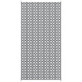 Reversible Outdoor Rug Carpet RV Camping Rugs with Carry Bag, 9' x 18', Black & White Clover