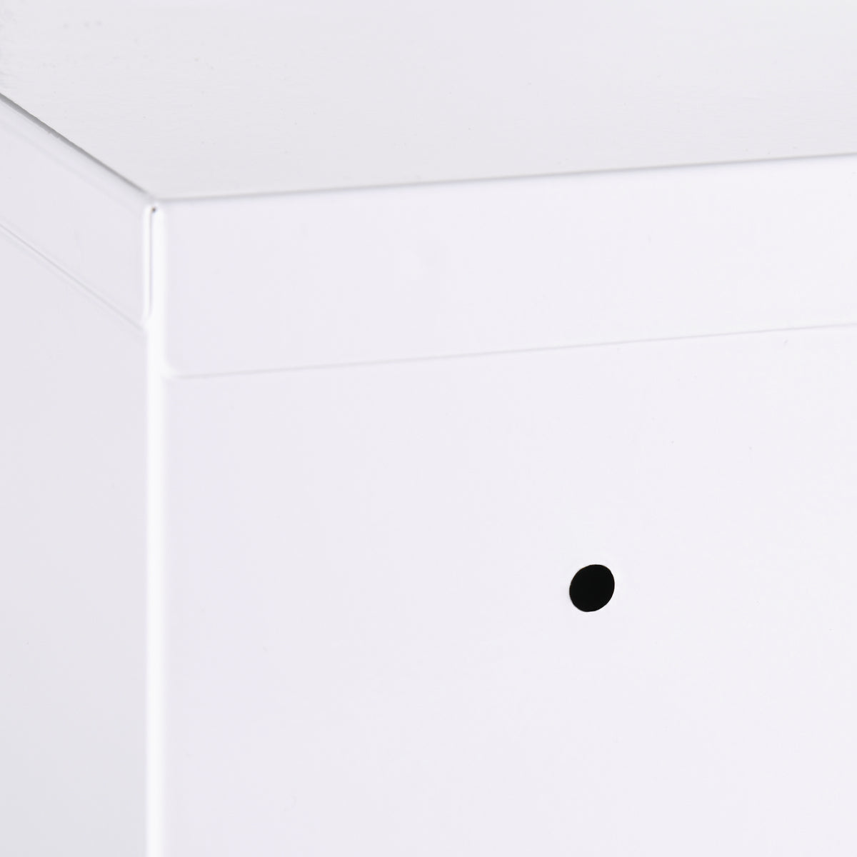 12" x 18" Lockable Medicine Cabinet, 3 Tier Steel Medical Wall Box with 2 Keys and Shelves for Bathroom, White