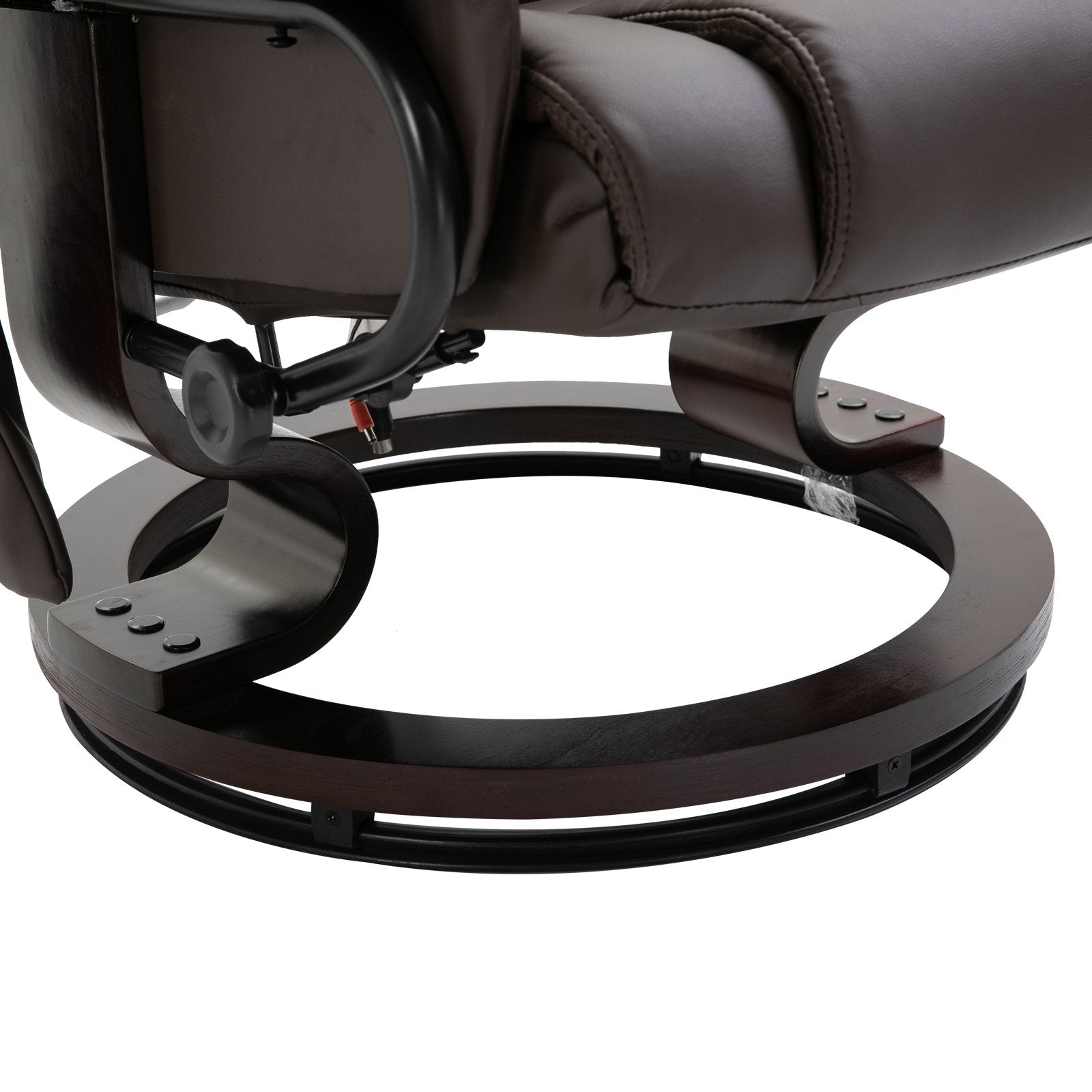 Massage Sofa Recliner Chair w/ Footrest, 10 Vibration Point, Faux PU Leather, Brown