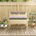 Raised Garden Bed, 2-Tier Wood Planter Stand Plant Grow Box, 34"x34"x28"