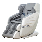 Zero Gravity Massage Chair with Back Heating, 3D Massage Rollers, AI Voice, App Control Dual SL Track Full Body Recliner, Gray