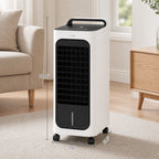 Room Air Cooler with Ice Packs, Ice Cooling Fan Water Humidifier Unit with Remote, Timer, Oscillating