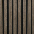 24" x 24" Wood Panels for Wall, 4 Pack Acoustic Panels, Sound Absorbing Slat Wall for Wall Decor, Home, Brown