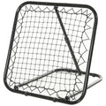 Soccer Rebounder Net, 3' x 3', Angle Adjustable Portable Training Goal Net with Quick Folding Design, Sturdy Metal Tube