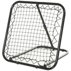 Soccer Rebounder Net, 3' x 3', Angle Adjustable Portable Training Goal Net with Quick Folding Design, Sturdy Metal Tube