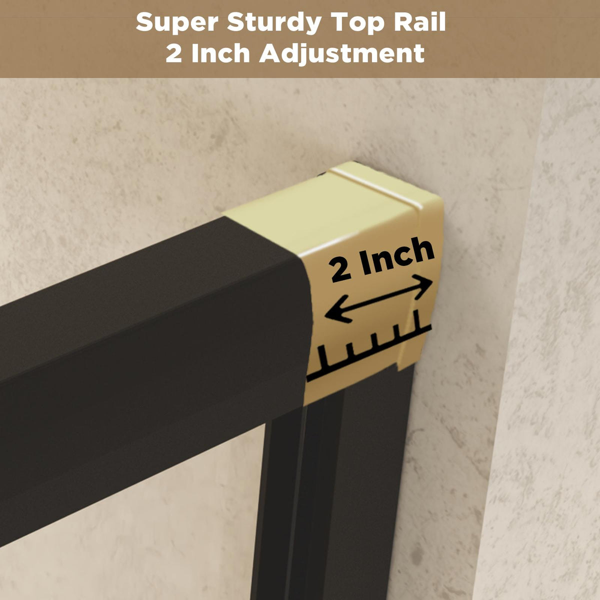 Double Sliding Shower Door with Explosion-Proof Safety Film and Stainless Steel Handle, Panel for Bathroom, 48" L x 0.5" W x 72" H, Matt Black