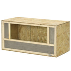 Wooden Reptile Terrarium with Sliding Door for Chameleon, Lizard, Snake, Frog, Turtle, 31.5" x 15.7" x 15.7"