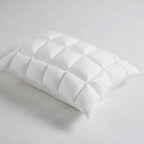 Luxuriously Soft Standard Overfilled Pillow Protector with 100% Polyester Microfiber, 3D Puff Stitching, Zipper Closure, 28" L x 20" W x 0.13" H, White