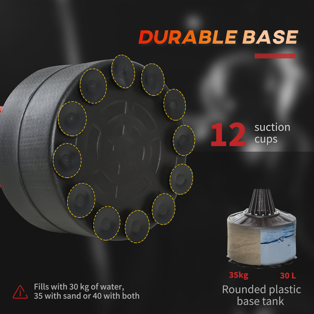 Boxing Bag, Freestanding Punching Bag with Speed Ball, Rotating Boxing Bar and Gloves, Weighted Base