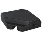 Umbrella Stand Fitting 2" Poles and Steel Base with 4 Fillable Plastic Weights, 4 Gal. Capacity Each - Black