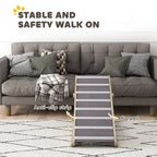 Dog Ramp for Couch, Foldable Pet Ramp for Small to Large Dog, 4 Adjustable Height from 16" to 23.5"