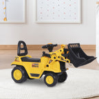 3 in 1 Ride On Toy Bulldozer Digger Tractor Pulling Cart Pretend Play Construction Truck