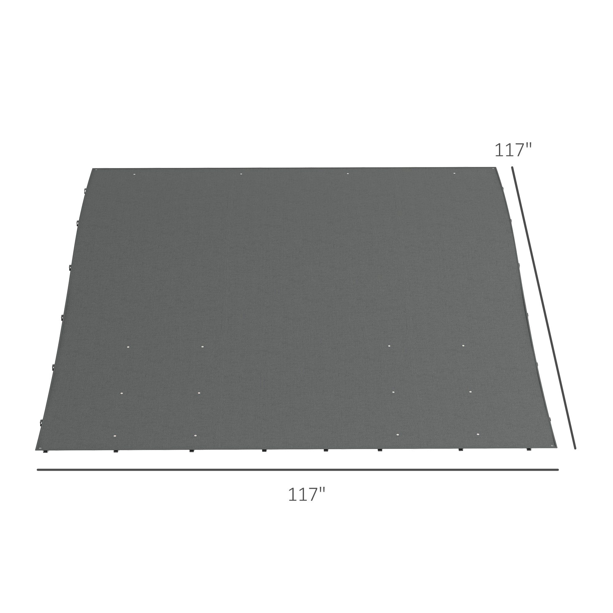 Pergola Canopy Replacement, Pergola Shade Cover for 10' x 10' Pergola ( 84C-038 Series), Dark Gray