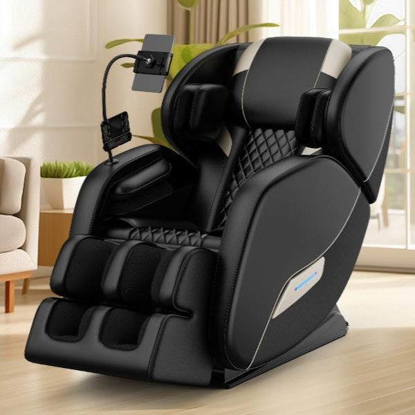 Zero Gravity Massage Chair Recliner with Heating Functions, Full Body Air Pressure, Bluetooth Audio, 51" L x 28.5" W x 39" H, Black
