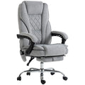 Massage Office Chair, Heated Reclining Computer Chair with Adjustable Height and Footrest