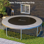 Trampoline Replacement Mat, Fits 12' Trampoline w/ 72 V-Hooks & 5.5" Springs (Spring & Frame not Included), Green