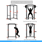 Power Tower Pull Up Bar Squat Rack Power Cage At Home Workout Equipment,Upper Body Strength Training Equipment