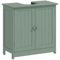 Bathroom Vanity Cabinet, Under Sink Bathroom Cabinet with 2 Doors and Adjustable Shelf, Dark Green