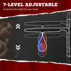 Wall Mounted Speed Bag Platform, Height Adjustable Punching Bag Training Kit