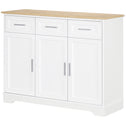 Modern Kitchen Sideboard Buffet Cabinet with Storage, Kitchen Island Dining Room Cabinet Living Room Furniture