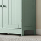 Bathroom Vanity Cabinet, Under Sink Bathroom Cabinet with 2 Doors and Adjustable Shelf, Dark Green