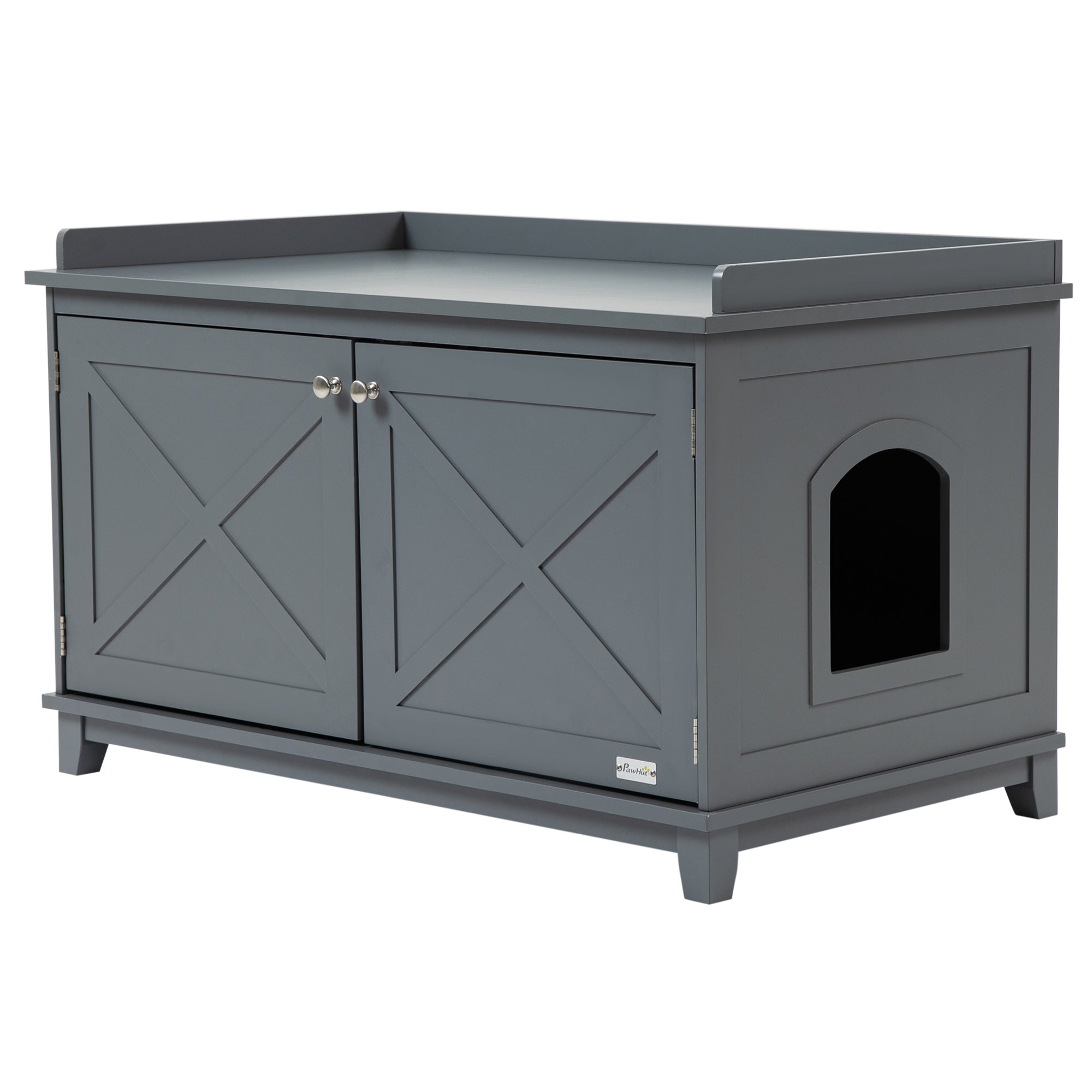 Cat Litter Box Furniture with Large Hidden Storage