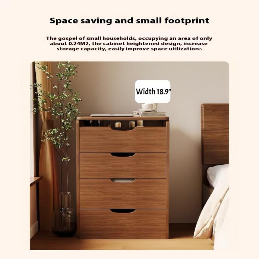 3-in-1 Vanity Desk with Flip Top Mirror, Compact Makeup Vanity Set with Visible Glass Desktop and 3 Drawers, 20" L x 16" W x 31.5" H, Walnut