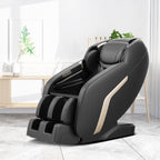 Shiatsu Massage Chair with Zero Gravity, Full Body Recliner with SL-Track, Bluetooth Speaker, Thai Stretch, USB Charging, Heating, Foot Roller Massager, 58" L x 30" W x 33.5" H, Black