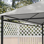 10' x 13' Gazebo Canopy Replacement Roof for 84C-116, Light Gray