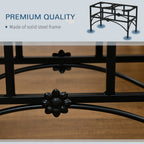 Elevated Dog Bowls, Double Stainless Steel Heavy Duty Dog Food Bowl Elevated Pet Feeding Station, 14" H
