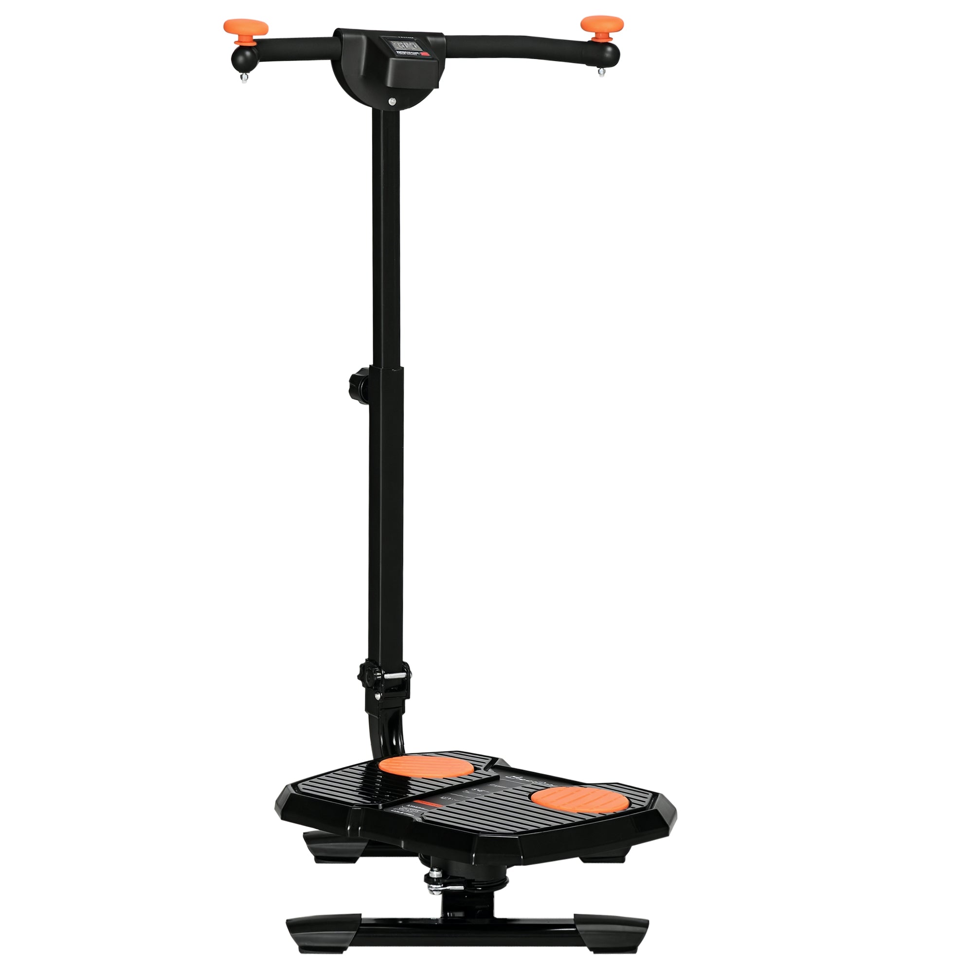 Foldable Ab Twister Board for Waist Trimming with LCD Display, Ab Workout Equipment for Women and Men, Orange