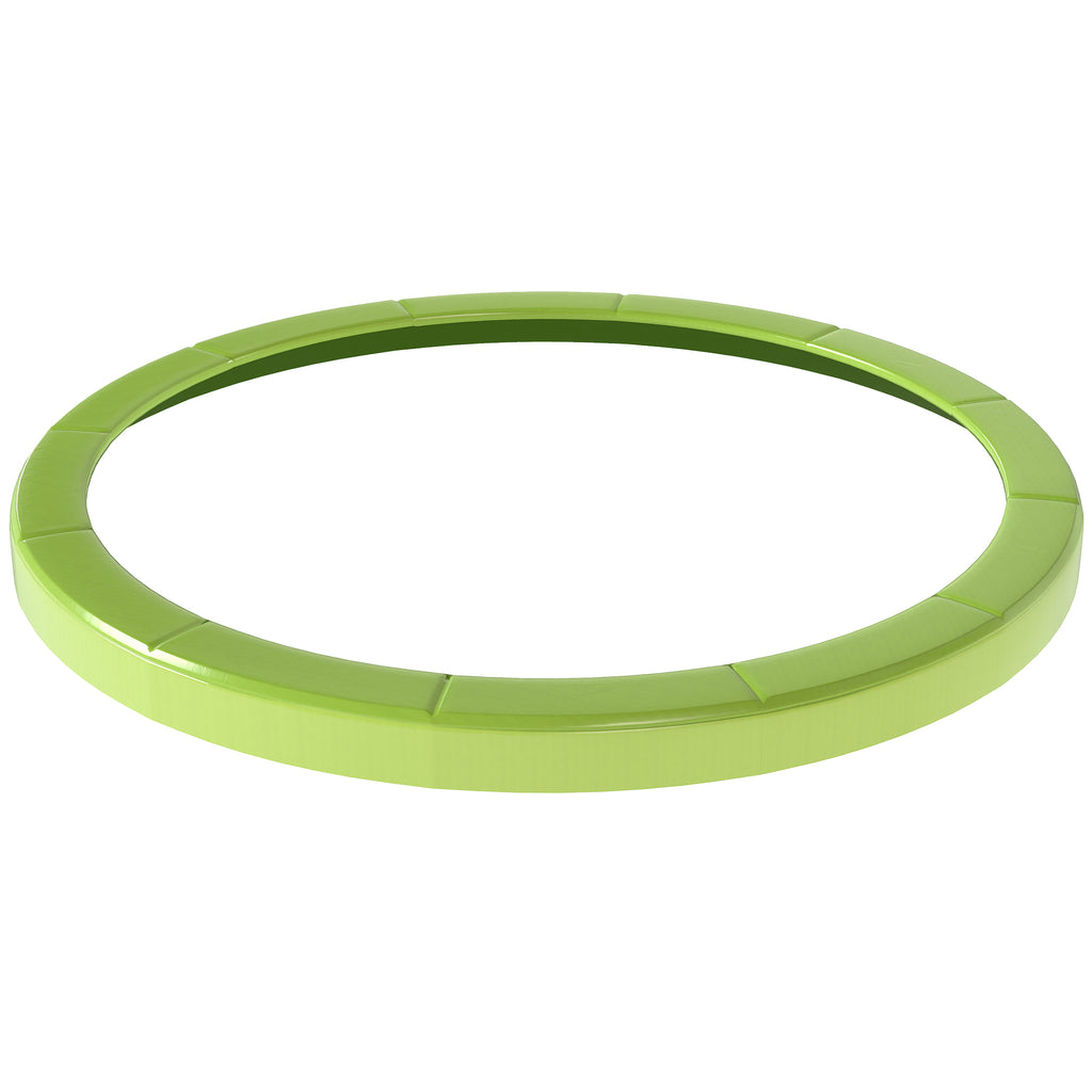 14FT Trampoline Spring Cover, Safety Trampoline Pad Replacement, Waterproof and Tear Resistant, All Weather Trampoline Accessories, No Holes for Pole, Green