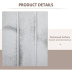 Screen Divider Room Divider Screen with Foldable Design for Indoor Bedroom Office 5.5' Rustic White