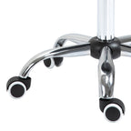 Ergonomic Rolling Saddle Stool PU Leather Hydraulic Spa Stool Height Adjustable Swivel Drafting Salon Chair, Gray