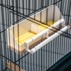 Large Bird Cage with 1.7 ft. Width for Wingspan, Bird Aviary Indoor with Multi-Door Design, Fit for a Canary, Finch, Conure, 55", Green