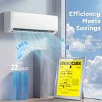 23000 BTU Mini Split Air Conditioner, 22 SEER2 230V WIFI Enabled Inverter AC Unit Cools up to 1500 Sq.Ft